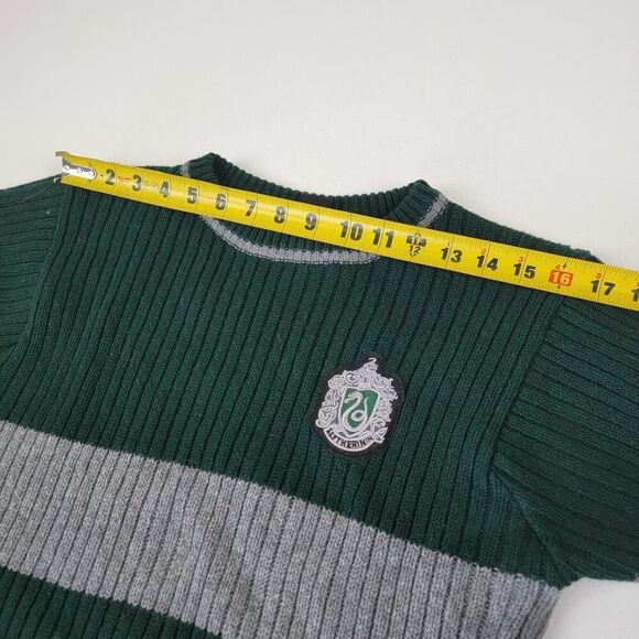 Wizarding World Harry Potter Slytherin Sweater Scotland Large Universal Studios - Picture 6 of 10